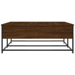 Vidaxl Coffee Table Brown Oak 100X99X40 Cm Engineered Wood - thumbnail 7