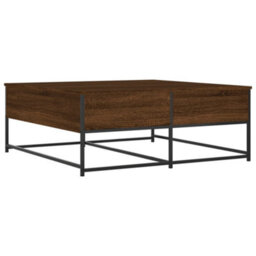 Vidaxl Coffee Table Brown Oak 100X99X40 Cm Engineered Wood - thumbnail 8