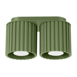 Luminosa Lighting Luminosa Aura Surface Mounted Downlight Olive Green 2X Gu10 - thumbnail 1