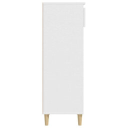 Berkfield Shoe Cabinet White 40X36X105 Cm Engineered Wood - thumbnail 5