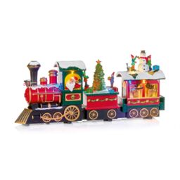 Premier Decorations Limited Led Plastic & Resin Train Illuminated Christmas Decoration, (H)380mm - thumbnail 2