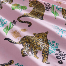Portfolio Home Night Jaguar Pink Double Duvet Cover Set - Hlc - thumbnail 4