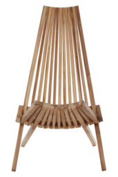 Orsina Wooden Lounge Chair, High Back Wooden Chair, Easy To Clean Lounge Chair, Eco-Friendly Wooden Indoor Chair - thumbnail 6