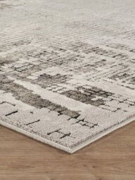 Mayfair Living Room Area Rug Metallic Sheen Contemporary Modern Croc Design - Grey 120Cm X 170Cm - thumbnail 5