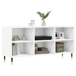 Berkfield Tv Cabinet White 103.5X30X50 Cm Engineered Wood - thumbnail 3
