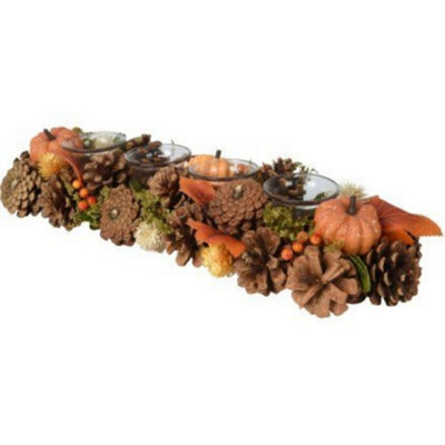 Autumn Pumpkin Candle Holder Centerpiece 45Cm