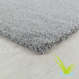 Wadan Modern Shaggy Rug 5Cm Thick Soft Pile, Nonslip Washable Area Rug, Soft Touch Carpet, Silver, 60 X 110Cm - thumbnail 4