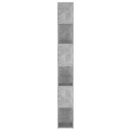 Berkfield Book Cabinet Room Divider Concrete Grey 100X24X188 Cm - thumbnail 6