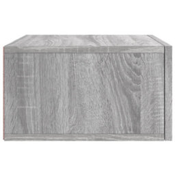 Berkfield Wall-Mounted Bedside Cabinet Grey Sonoma 35X35X20 Cm - thumbnail 7