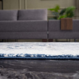 The Rugs Montana Navy Cream Oriental Area Rug And Runner Soft Durable Pet Friendly Easy To Clean Living Room Bedroom 4020 - thumbnail 6