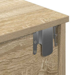 Berkfield Durable Wall Shelf With Drawers Sonoma Oak 80X31X17 Cm Engineered Wood - thumbnail 9
