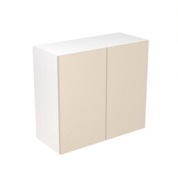 Kitchen Kit Wall Unit 800mm W/ Slab Cabinet Door - Super Matt Cashmere - thumbnail 1