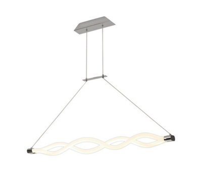 Luminosa Lighting Luminosa Sahara Ceiling Pendant, 40W Led, 3000K, 3000Lm, Ip20, Chrome - image 1