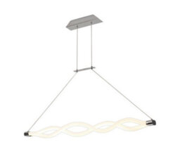 Luminosa Lighting Luminosa Sahara Ceiling Pendant, 40W Led, 3000K, 3000Lm, Ip20, Chrome
