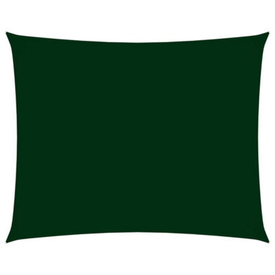 Berkfield Sunshade Sail Oxford Fabric Rectangular 4X5 M Dark Green - image 1