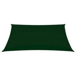 Berkfield Sunshade Sail Oxford Fabric Rectangular 4X5 M Dark Green - thumbnail 2