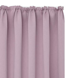 Deconovo Blackout Curtains Pencil Pleat Curtains Thermal Insulated Curtains For Girls Bedroom Baby Pink W55 X L69 Inch 2 Panels - thumbnail 8