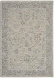Light Grey Traditional Bordered Persian Floral Rug For Living Room Bedroom And Dining Room-239Cm X 315Cm - thumbnail 9