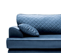 Abakus Direct Ferguson Corner Sofa Dark Blue Velvet - thumbnail 8