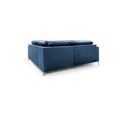 Abakus Direct Ferguson Corner Sofa Dark Blue Velvet - thumbnail 7