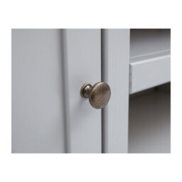 Cabinet Bits Bomporto Light Grey 2 Door Tv Cabinet Brass Knob - thumbnail 6