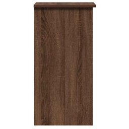 Berkfield Desk With Shelves Brown Oak 84X40X78 Cm Engineered Wood - thumbnail 6