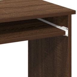 Berkfield Desk With Shelves Brown Oak 84X40X78 Cm Engineered Wood - thumbnail 8