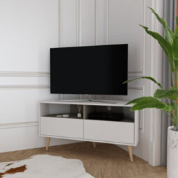 Decorotika Aura Tv Unit For Tvs Up To 55 Inch  Galaxy White - thumbnail 2