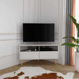Decorotika Aura Tv Unit For Tvs Up To 55 Inch  Galaxy White - thumbnail 1