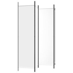 Walplus 4-Panel Room Divider White 200X200 Cm Fabric - thumbnail 5