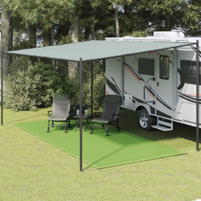 Berkfield Tent Carpet Light Green 250X500 Cm Hdpe - image 1