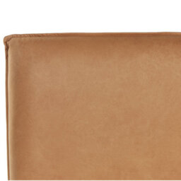Beliani Bed Faux Leather Limanton 140 X 200 Cm (Eu Double) Golden Brown - thumbnail 9