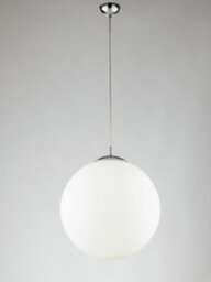 Luminosa Lighting Luminosa Lampd Globe Pendant Ceiling Light White 45X51Cm - thumbnail 2