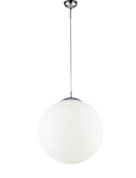 Luminosa Lighting Luminosa Lampd Globe Pendant Ceiling Light White 45X51Cm - thumbnail 1