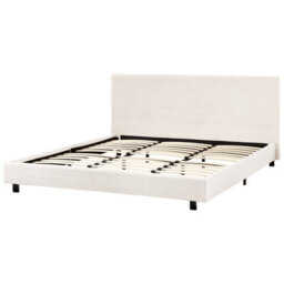 Beliani Bed Boucle Albi 180 X 200 Cm (Eu Super King) Off-White - thumbnail 5