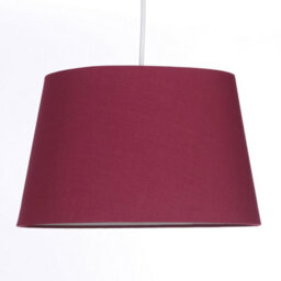 K Living Wine Tapered Drum Shade For Ceiling And Table Lamp 14 Inch Shade - thumbnail 2