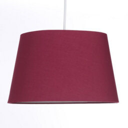 K Living Wine Tapered Drum Shade For Ceiling And Table Lamp 14 Inch Shade - thumbnail 1
