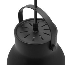 Long Life Lamps Company Modern Retro Pendant Light Black Metal Lamp Shade Scone M0149 - thumbnail 5