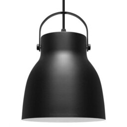Long Life Lamps Company Modern Retro Pendant Light Black Metal Lamp Shade Scone M0149 - thumbnail 1