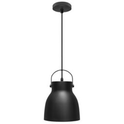 Long Life Lamps Company Modern Retro Pendant Light Black Metal Lamp Shade Scone M0149 - thumbnail 4