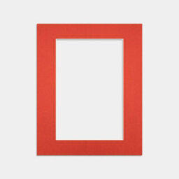 Ak Frames 20X16 Poppy Red Picture Mounts To Fit 15X10 Aperture Size - Mount Board Only (No Frame Included) - thumbnail 1