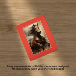 Ak Frames 20X16 Poppy Red Picture Mounts To Fit 15X10 Aperture Size - Mount Board Only (No Frame Included) - thumbnail 5