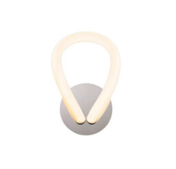Luminosa Lighting Luminosa Knot Led Wall Lamp, 12W Led, 3000K, 900Lm, Ip20, Chrome - thumbnail 1