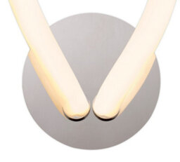 Luminosa Lighting Luminosa Knot Led Wall Lamp, 12W Led, 3000K, 900Lm, Ip20, Chrome - thumbnail 4