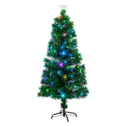 Christmas Tree 120 Tip Fibre Optic Tree X 1 120Cm Green - thumbnail 1