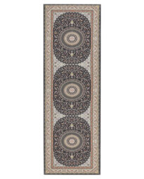 Beliani Oriental Runner Rug Multicolour Polyester 80 X 240 Cm Anti-Slip Low Pile Vintage Modern Hallway - thumbnail 2