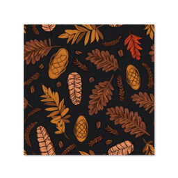 Warren Reed Designer Autumn Leaves And Pinecones Kitchen Splashback - thumbnail 2