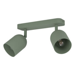 Eglo Tilston Steel Minimalist Dual Ceiling Spotlight, Green - thumbnail 2