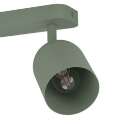 Eglo Tilston Steel Minimalist Dual Ceiling Spotlight, Green - thumbnail 3