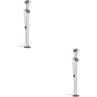 Loops 2 Pack Stylish Modern Green Ceiling Spotlight For Any Indoor Room - image 1